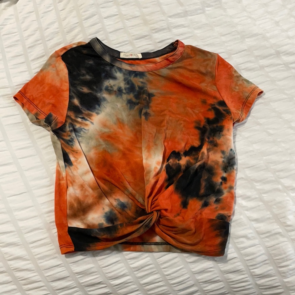 Cropped Tie Dye T-shirt